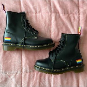 Dr. Martens Core Appliqué 1460 Pride Leather Boots